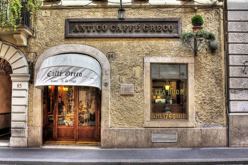 antico caffe greco romes oldest coffee house