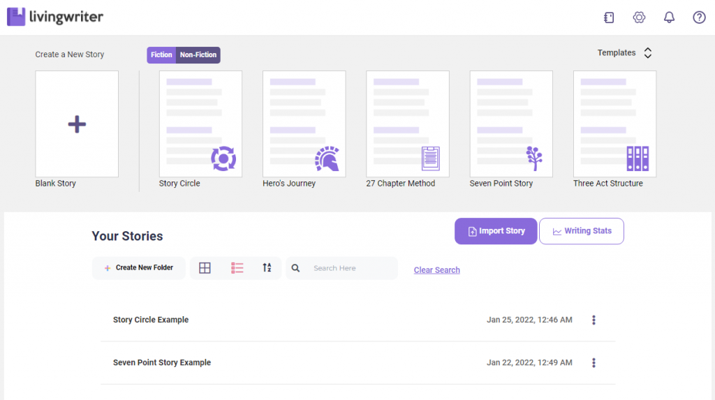 story circle templates livingwriter