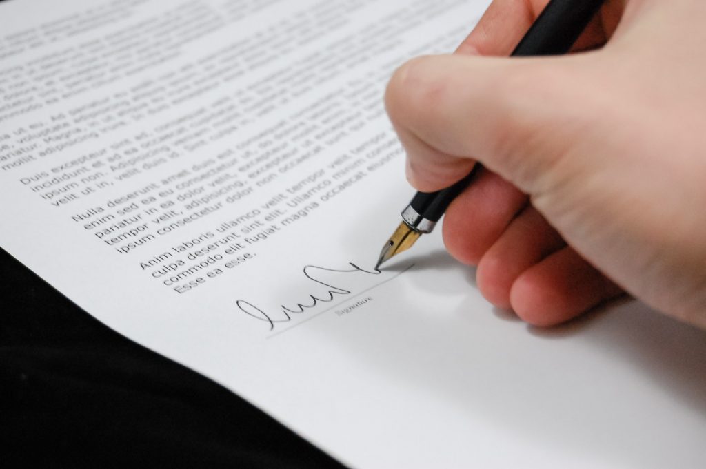 write a foreword signature