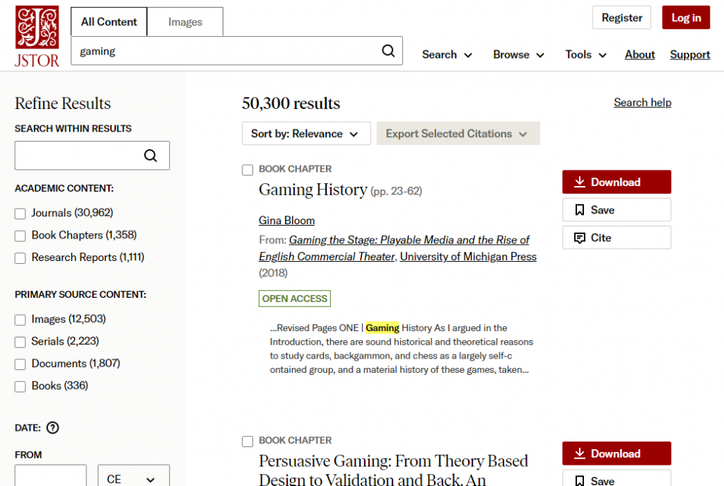 write a literature review jstor