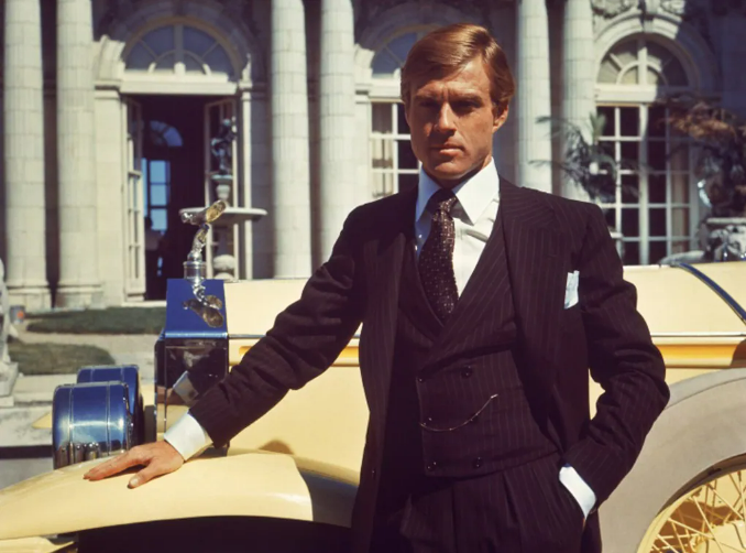 Robert Redford as Jay Gatsby from the 1974 film The Great Gatsby