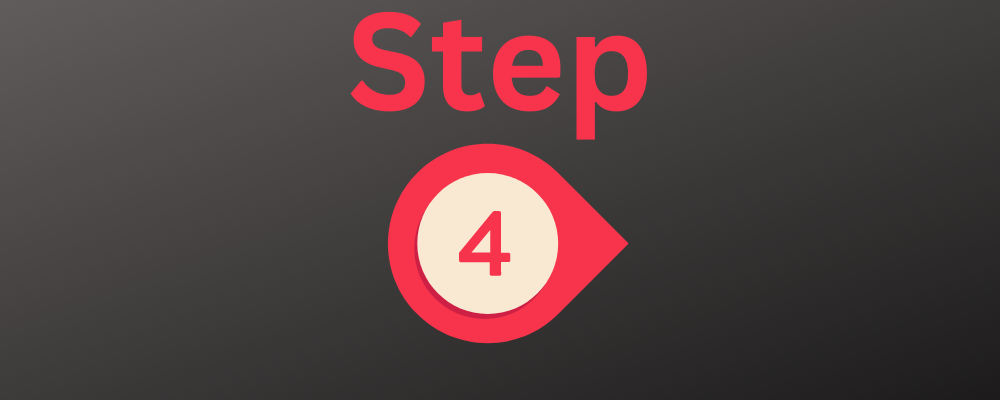 The word "step" above a stylized 4
