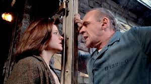 Clarice Sterling and Hannibal Lecter from the Silence of the Lambs