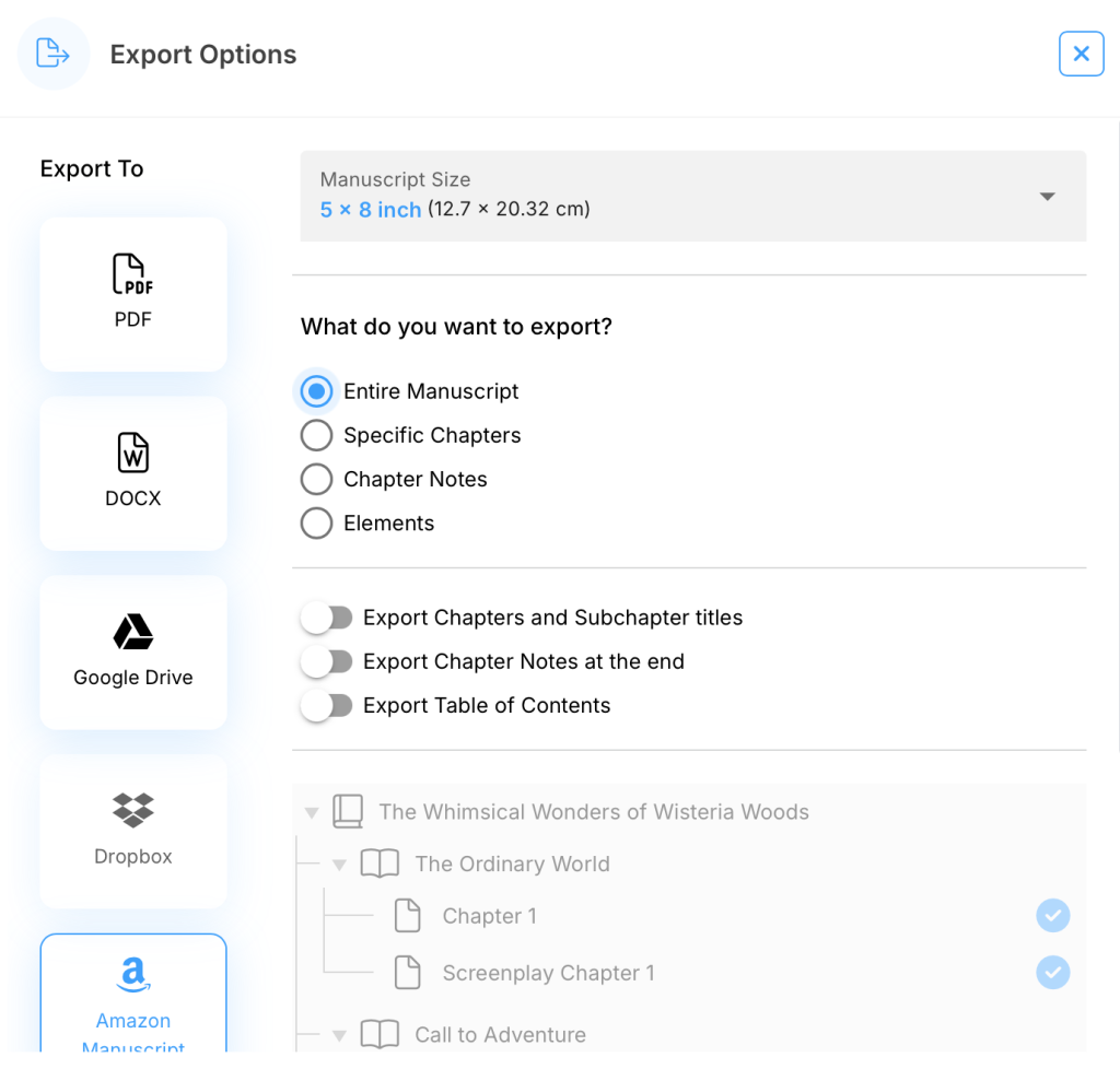 How To Publish A Book On Amazon - 2025 KDP Guide 3 Export Options