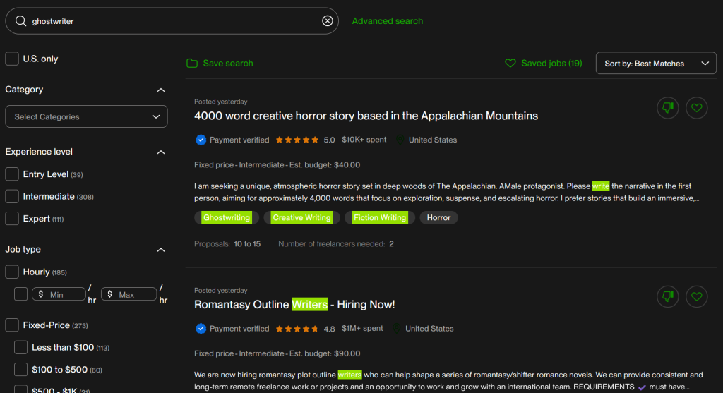 How To Be A Ghostwriter - Full 2026 Guide 2 Ghostwriting jobs on Upwork