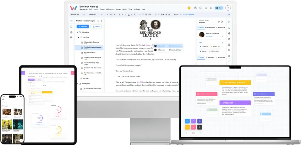 LivingWriter Workspace